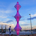Large Stainless Steel Sculpture Landscape Lamp